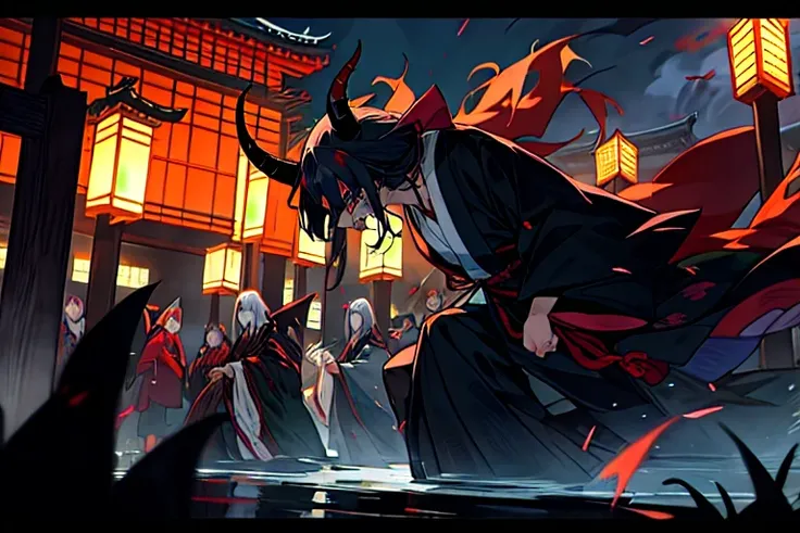 "Japanese demons" and "only monsters", "Hyakki Yagyo" or "Night Parade of One Hundred Demons" is a Japanese folklore phenomenon where supernatural creatures such as yokai, demons, and ghosts form a procession and walk through the night. This event is said ...