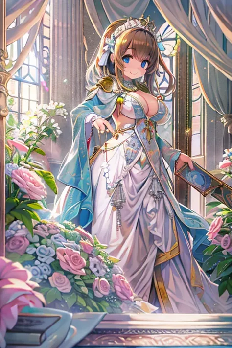 High resolution, highest quality, Tabletop, 超High resolution, 超High resolution, Surreal, 。.3D, anime, figure, alone, She is a very beautiful and cute woman in her 20s., wearing a wedding dress、 her hair is moving, Hand close-up, Amazing perfect proportions...