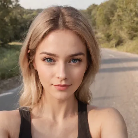 1️⃣ selfie of woman in car, shoulder length blonde with brown highlights and grey eyes wearing black tank top --ar 1:2

2️⃣ selfie of woman in car, shoulder length blonde with brown highlights and blue eyes wearing black tank top --ar 1:2

3️⃣ selfie of an...