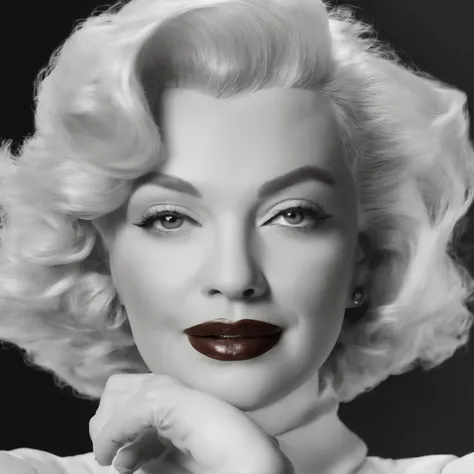 marilyn monroe、Inserting a dildo into the vagina、Intense masturbation、Climax、Panting、