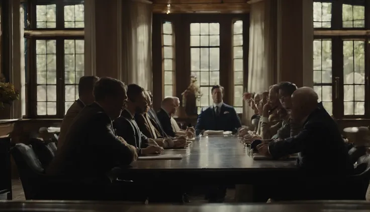 Grupo de personas formales Hombres observando a Un Hombre seguro de si mismo Hablar
En una conferencia importante 