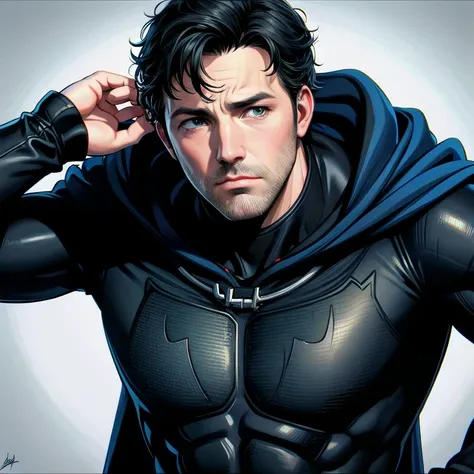 retrato de bruce wayne, ben affleck version