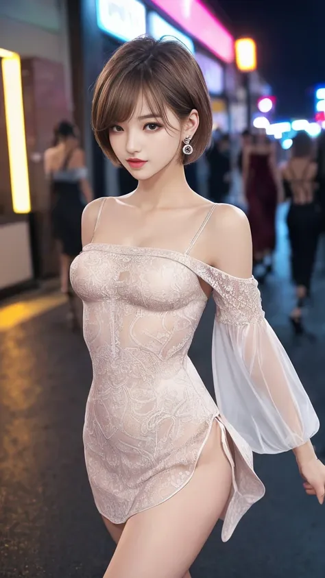 ((masterpiece:1.2, 8K:1.2, RAW photos，:1.2 realistic:1.2，very detailed:1.2， Best image quality:1.2，ultra high definition:1.2，best quality:1.2，cinematic light，Depth of recorded boundary))，1 cute girl，(sexy 10 year old)，Its surprisingly cute，detailed eyes，lo...