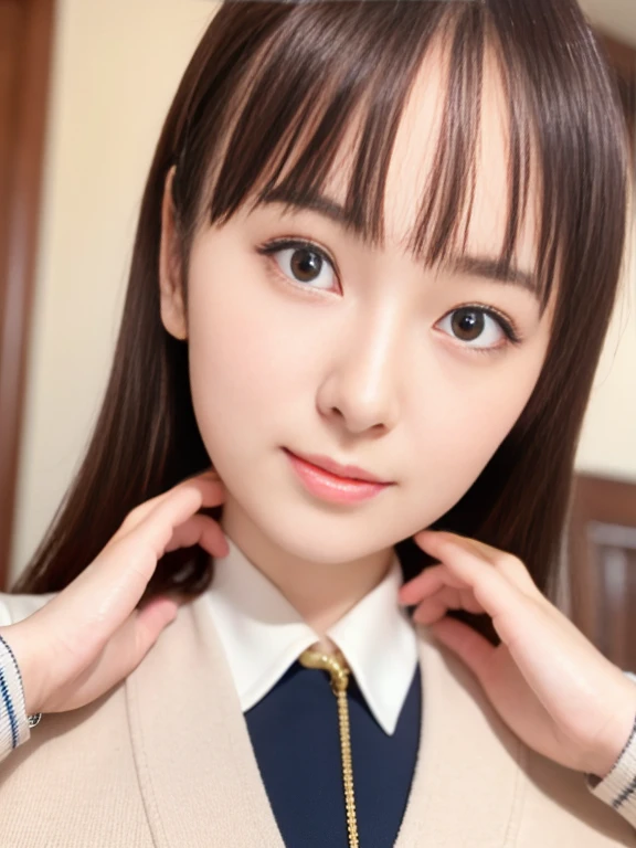 salute to the camera、Navy uniform、Wearing a medal、Japanese women,whole body、mini skirt、 Very beautiful face, Beautiful girl model, Very beautiful face, Beautiful and delicate face, Sharp beautiful face, Attractive beautiful face, gorgeous and attractive fa...