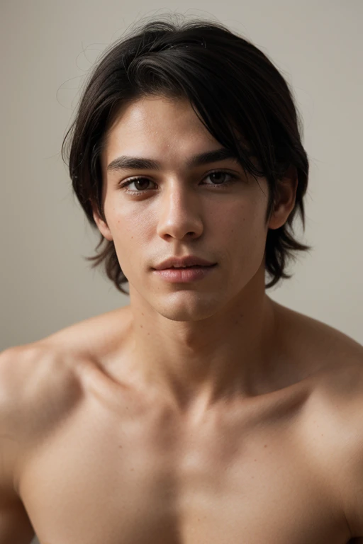 High quality, men, teen, almost feminine feature, animated character, most beautiful, most handsome, extremely black hair, shinning black hair, white skinned, short hair