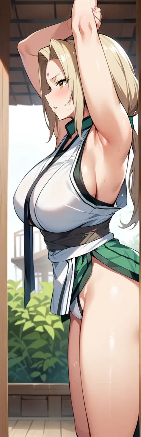 big breasts、female、uniform、sex、Tsunade