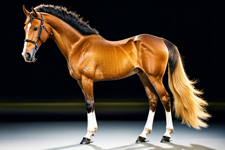 female centaur,
 full body shot,
 beautiful hakuba,
 the horse&#39;s neck and above are the upper half of a human body.,
 from t...