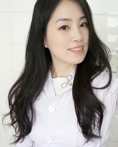 Arafed woman with long black hair in a white shirt, Wenfei Ye, Chengyu Liu, Yun Lin, in a lab coat and blouse, Louise Zhang, Xintung Chen, Qifeng Lin, Jiyun Che, Pengzhen Zhang, Yin Zhen Chu, Li Zixin, Sisionwu, Xuehan, 38 years