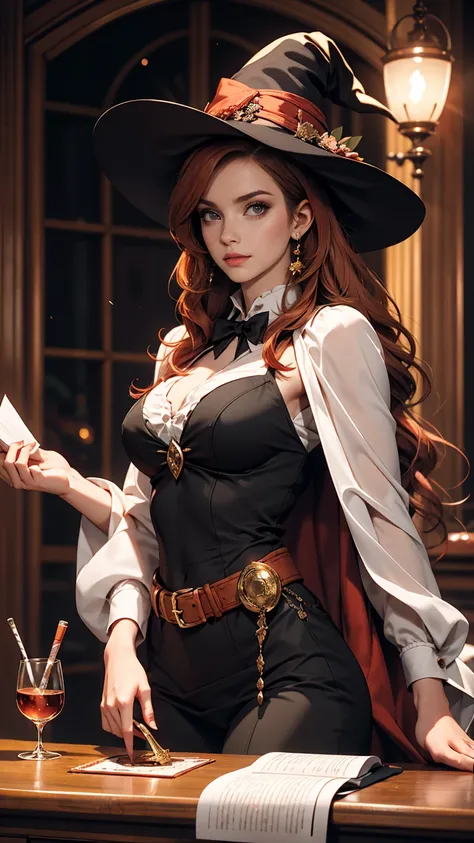 witch, Roleplaying, magician, magic, Redhead woman