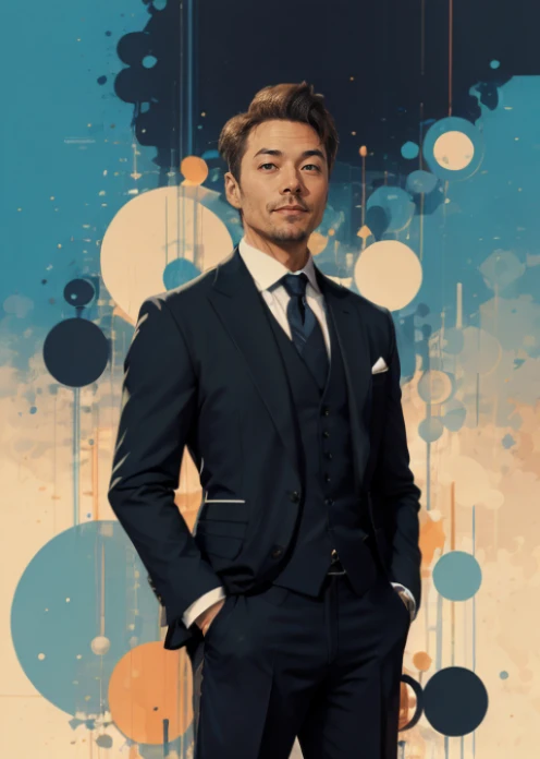 Meet Jiro Ueda, a man of distinction and elegance, as showcased in this modernist motivational poster by the renowned artist Eddie Mendoza. Originally shared on the popular platform Tumblr, the image embodies the essence of coherence and consistency. The p...