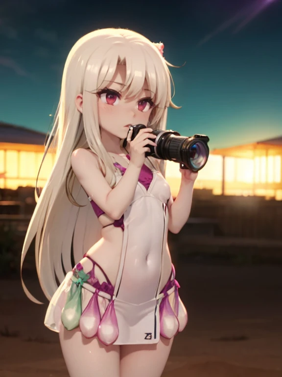 8k, trazado de rayos, colores vibrantes, muy avergonzado girl, illya, figura delgada, obra maestra, sharp focus, mejor calidad, ...