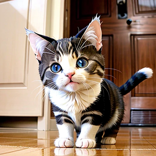 Cute  a cat