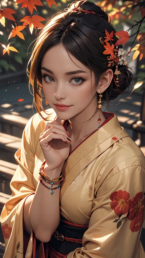 ((最high quality, 8K, masterpiece: 1.3, Ultra HD, high quality, 最high quality, High resolution, realism)) 、A stunningly beautiful 22-year-old Japanese woman、Hair color is indigo、black eye、Medium Hair、Straight Hair、smile、Slender but well-proportioned body、Ba...