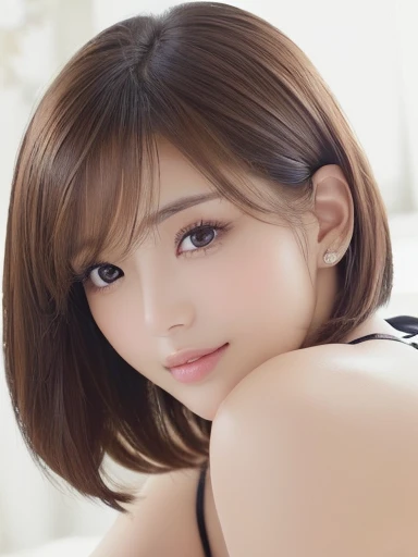 ((Keep your face as it iasterpiece、highest quality、((Photographed above the waist))、High resolution、wallpaper、Realistic、Bright lighting、Professional Lighting、Smooth lighting、Japanese women、Adult、Beautiful woman、gravure、sexy、so beautiful、Beautiful Skin、Beau...