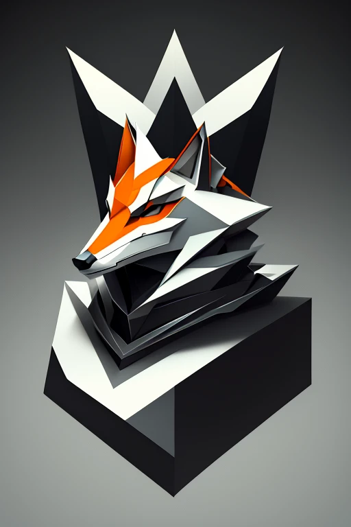 Ein fesselndes monochromes Logo entsteht, with a strong and angular depiction of a fox head. Carefully designed by the experienced Daarken in vector graphics, Dieses Design hat einen renommierten Behance-Wettbewerb gewonnen. Die Essenz des Minimalismus ann...