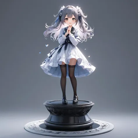 3D figure, (five-heads-tall:1.8), big-head, a photo of an figure, highres.fix, full body, high quality photo, wild and bautiful 1girl, simple and flat background, (masterpiece:1.2), (best quality),(ultra detailed),(extremely detailed),(absolutely resolutio...