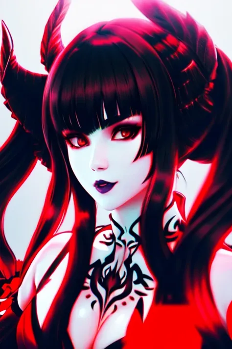 detailed close portrait Eliza Tekken, neon futurista cyberpunk, casaco reflexivo inchado, decorado com ornamentos tradicionais japoneses por ismail inceoglu dragan bibin hans thoma greg rutkowski alexandros pyromallis nekro rene maritte ilustrado, detalhes...