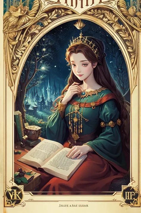 Fairytale book illustration