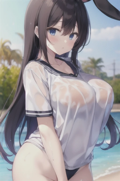 Bunny girl,Wet T-shirts