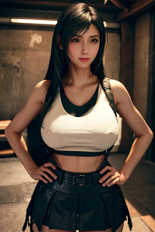 nsfw,{{{masterpiece}}}, {{{best quality}}}, {{ultra-detailed}}, {{an extremely delicate and beautiful}}
, Tifa, 20 years old, huge breast voluptuous breasts, gigantic breast, breast focus
BREAK  {torn tanktop:1.4} , {bra visible}, {torn skirts:1.4}, {nippl...