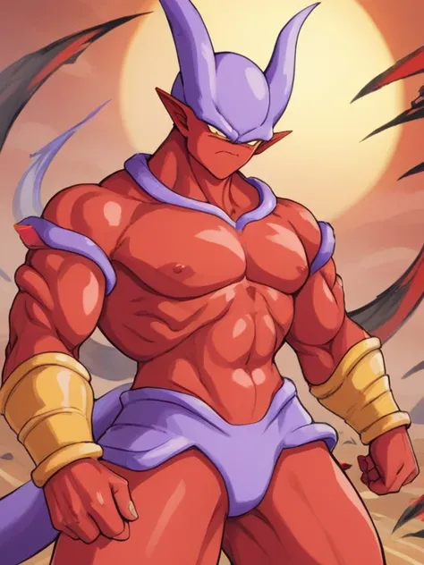 (best quality,4k,highres,masterpiece:1.2),janemba in the hell,shirtless,shirtless,shirtless,shirtless,red_nipple,damaged_purple_armor,well_drawed_face,ultra-detailed