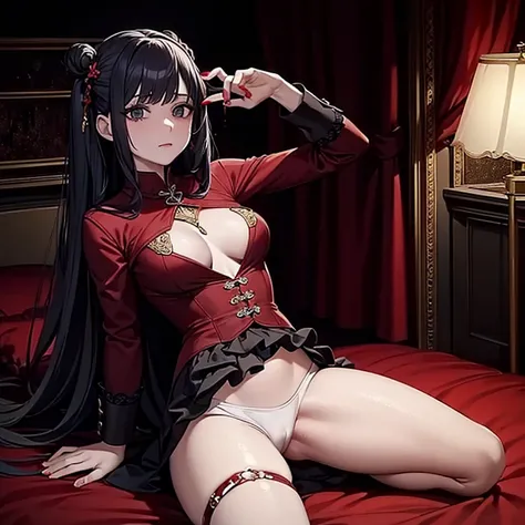 (Master piece Best quality),
1 woman, Bloody woman, blood everywhere, Bedroom background