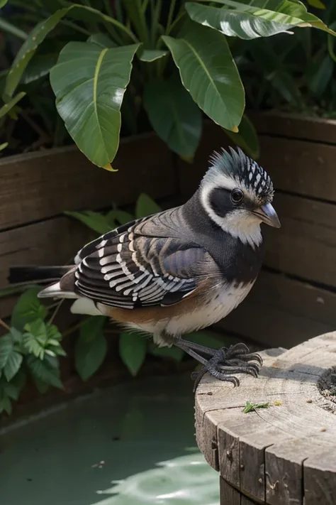 NFT Burung Surgawi
Judul: Surga di Atas Daun

Deskripsi:

Sebuah burung surgawi yang indah dengan bulu berwarna-warni yang menawan sedang bertengger di atas dahan pohon. Burung itu tampak tenang dan damai, seolah-olah sedang menikmati keindahan alam di sek...