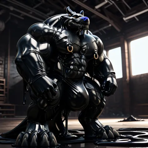 solo, male, , , ,  hyper pecs, thick thighs, standing, indoor,，(，,(,solo,very hyper muscles:1.2)(Huge bulge:1.8）Image quality details：unreal engine,perfect light，detailed, photorealistic, 4k, hd, , , , good anatomy, , (), ,huge testacles, high quality, bes...