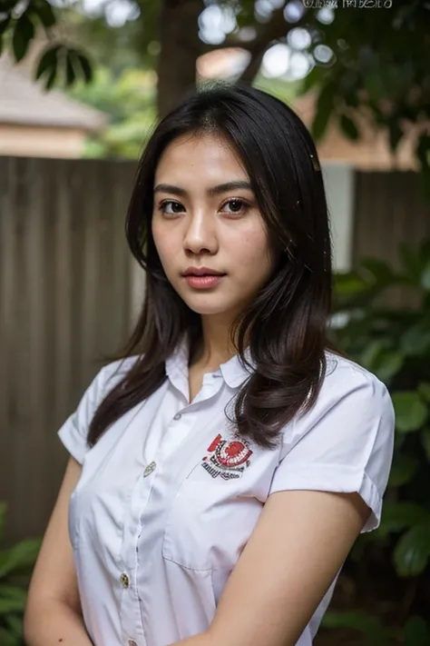 ((best quality)), ((masterpiece)), (detailed), perfect face, indonesian women wearing uniform