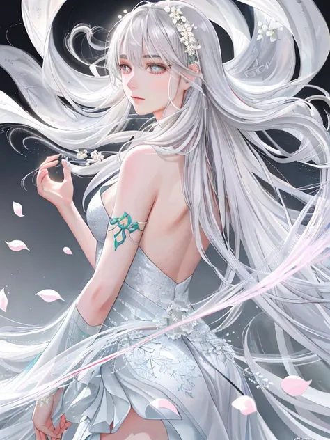 🎨model: Kizuki-Anime / Hentai Checkpoint
🌸Prompts: (masterpiece, High resolution, Realistic portraits:1.3), Anime woman with an ethereal presence, Depicting a gentle sister, (Long silvery white hair:1.2), cascading down her back, (Light pink lips:1.1), cal...