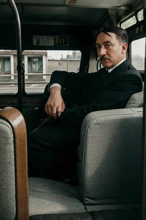 Adolf Hitler as a tourism bus driver