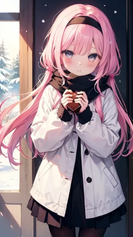 、、Shyness、blush、Embarrassing、blush、、、skirt、snow原、、snow、cold、scarf、scarfを巻く、降snow高解像度、Full HD、8K quality、、、Droopy eyes、、、Eye highlights、Bright eyes、Clear Eyes、Beautiful Eyes、avert your eyes、Embarrassing、blush、、Eye highlights、、、Eye highlights、信じられないほどBeautif...