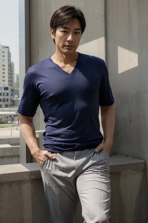 Male in his 40s,korean,sexy