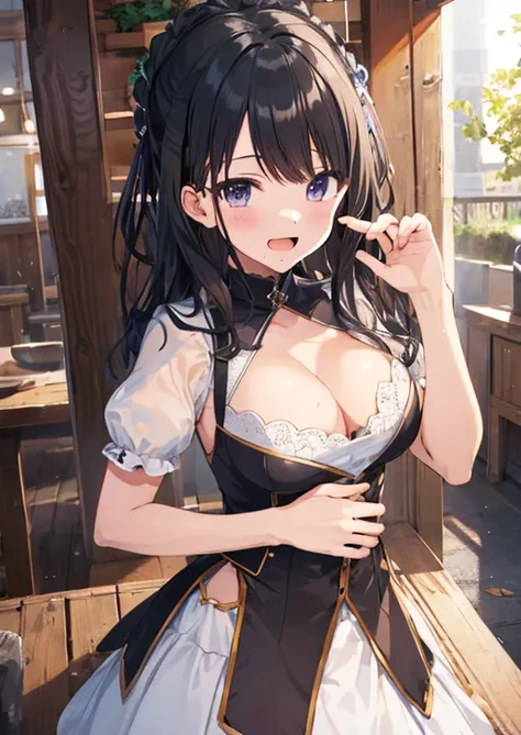  (Idol Master), (highest quality, 8k, masterpiece, Very detailed:1.4), (Lens flare, Particles of light, Shine), Big Breasts, smile, Open your mouth, masterpiece, highest quality, Very detailed, High resolution, Very detailedなCG, masterpiece, Official Art, ...