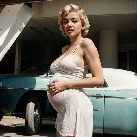 pregnant Marilyn Monroe