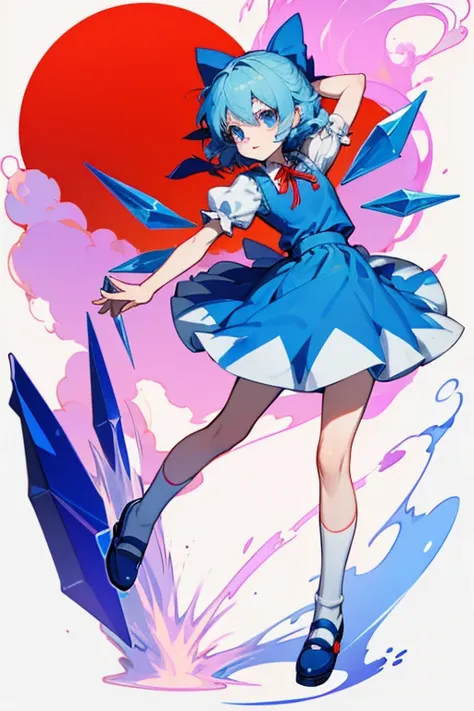 Cirno　Tiruno touhouPrpject kawaii full body