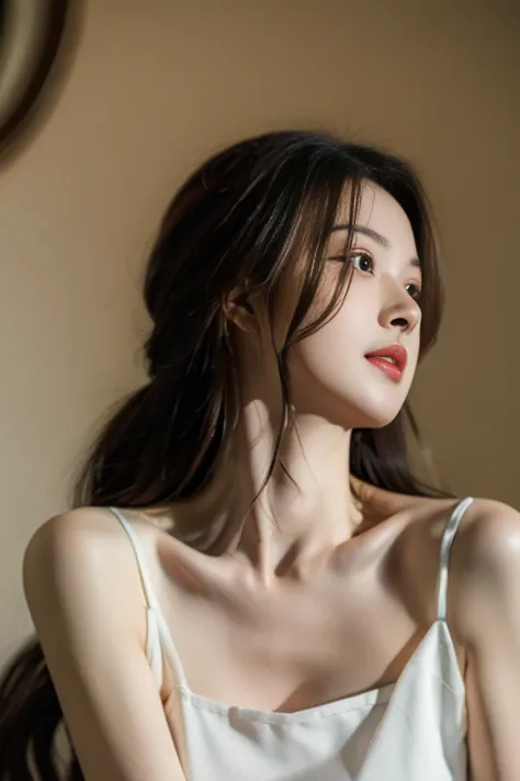 original photo，best quality），（lifelike，照片lifelike：1.3），best quality，Very detailed，masterpiece，Ultra Detailed，illustration，1 girl，Predominant_Body，Dynamic Angle，World Masters Theatre，messy_long_hair，best quality，Extremely detailed CG unified 8k wallpaper，，a...