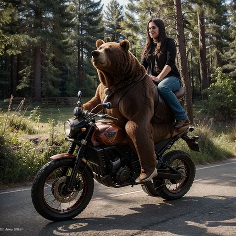 (Shirk rides a bear)