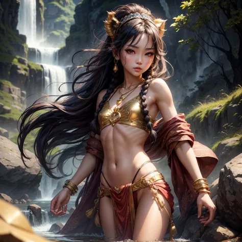 ((small chest:1.4)), beautiful Asian woman, (original, soft lighting:1.2), (realistic:1.3) (mixed Korean), beautiful girl with beautiful details, extremely detailed eyes and face, eyes with beautiful details, absurd, incredibly absurd, huge file size, ultr...