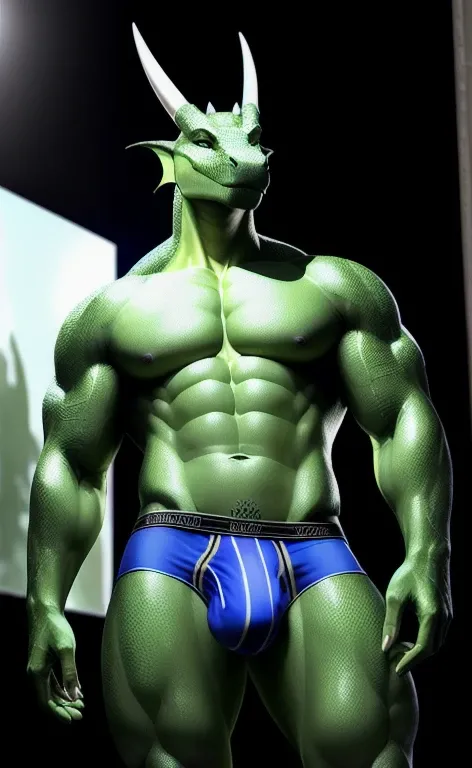 ((ultra realistic, masterpiece, cinematic lighting, NSFW, extreme detail, realistic detailed scale, realistic shaders)), (dragon), with head and belly with green scales, arms and legs with black scales, antrum, pose, (smiling, beautiful), (detailed face, d...