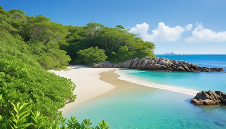 (best quality,highres:1.2),ultra-detailed,(realistic,photorealistic:1.37),jeweled beach,glassy blue gems litter the beach,blue coast,colorful crab,lovely beach scene,rocky ridges,cove,beach vacation,natural beauty,serene atmosphere,crystal-clear water,soft...