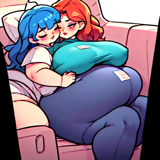 your fat white girlfriend’s thinner and more attractive sexy conjoined twin asking you to have sex with her while your girlfriend is asleep on the body they share 