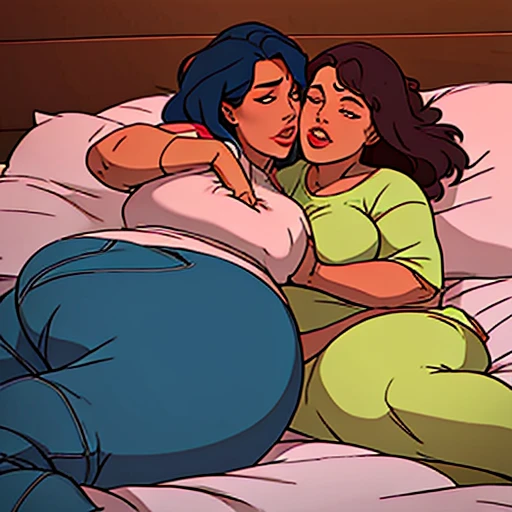 your fat white girlfriend’s thinner and more attractive  conjoined mommy asking you to kiss  her while your girlfriend is asleep on the fully clothed two headed body they share 