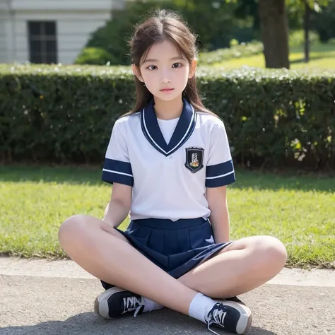 12 years old,8K,Summer uniform,Please sit on the ground