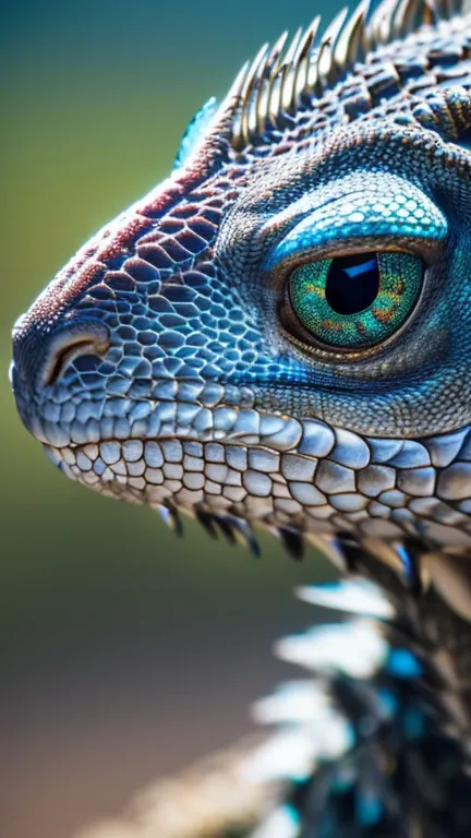 (best quality,4k,8k,highres,masterpiece:1.2),ultra-detailed,(realistic,photorealistic,photo-realistic:1.37),dragon,glassy eyes,scales shining in blue-gray,looking at viewer,open mouth,rocky mountain background