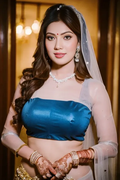 (Masterpiece,topquality)8k,32k,ultrarealistic           A mesmerizing blend of tradition and elegance, the beautiful bride is a sight to behold in her graceful saree and exquisite jewellery!(perfect eyes, lips, face,) lips are detailed, eyes on position, (...