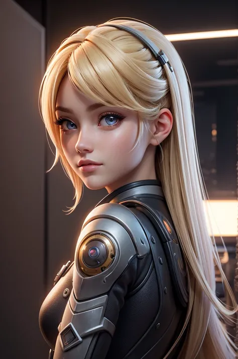 (masterpiece), best quality, high resolution, highly detailed, detailed background, perfect lighting, 1girl, sci-fi, blonde hair,
