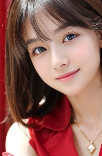 (((8ｋ,Attention to detail,Attention to detail、highest quality，masterpiece,Attention to detail,alone))),RAW Photos & Realistic atmosphere,beautiful黒い瞳,Mouth Details,Glossy Lips,Thin eyebrows,beautiful Eyes、Soft white skin that shines in every detail、sheの深い黒...