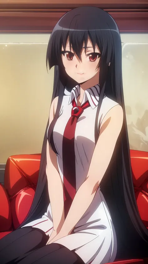 ((master piece , best quality )),perfect face beautiful red eyes, black hair,(( very long hair )),between eyes hair , blushing ,...