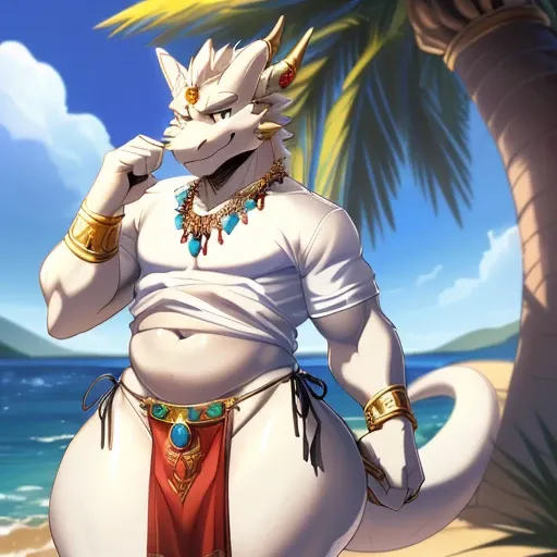 hi res,(((dragon))), (  ), anthro, , , ((((long loincloth)))), ((((lingerie bikini, sexy bikini, side-tie panties, tiny black thong)))), (((( male,  , anthro, slim, skinny, )))), male, , anthro, , slim, Skinny, tail, adults, mature, (((male))), (((((((((so...